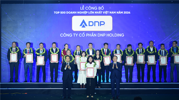 DNP Holding thuộc Top 500 doanh nghiệp lớn nhất Việt Nam 2024